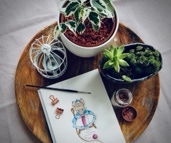 Dekoration mit Mäuschen